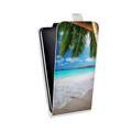 Дизайнерский вертикальный чехол-книжка для Iphone 5c Пляж