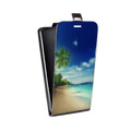 Дизайнерский вертикальный чехол-книжка для LG Optimus G2 mini Пляж