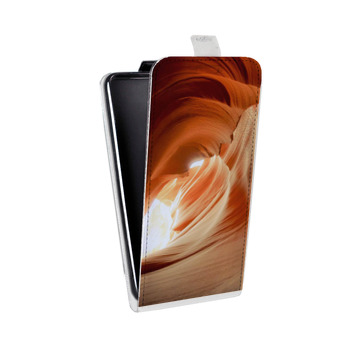 Дизайнерский вертикальный чехол-книжка для Samsung Galaxy A3 Каньоны (на заказ)