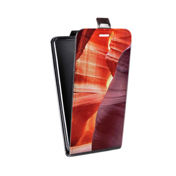 Дизайнерский вертикальный чехол-книжка для Samsung Galaxy S8 Plus Каньоны (на заказ)