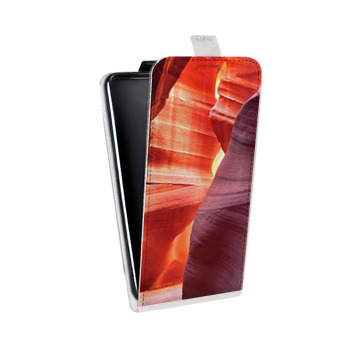 Дизайнерский вертикальный чехол-книжка для Samsung Galaxy S6 Edge Каньоны (на заказ)
