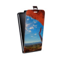 Дизайнерский вертикальный чехол-книжка для LG Optimus G2 mini Каньоны
