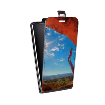 Дизайнерский вертикальный чехол-книжка для Samsung Galaxy S8 Plus Каньоны (на заказ)