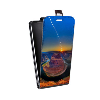 Дизайнерский вертикальный чехол-книжка для Huawei P9 Lite Каньоны (на заказ)