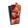 Дизайнерский вертикальный чехол-книжка для HTC Desire 728 Каньоны