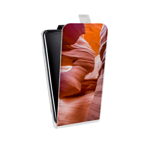Дизайнерский вертикальный чехол-книжка для Lenovo A859 Ideaphone Каньоны