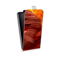 Дизайнерский вертикальный чехол-книжка для Nokia 7 Plus Каньоны