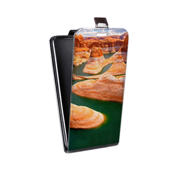 Дизайнерский вертикальный чехол-книжка для Samsung Galaxy A5 Каньоны (на заказ)