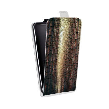 Дизайнерский вертикальный чехол-книжка для Samsung Galaxy Note 2 Лес (на заказ)