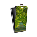 Дизайнерский вертикальный чехол-книжка для Nokia 7 Plus Лес