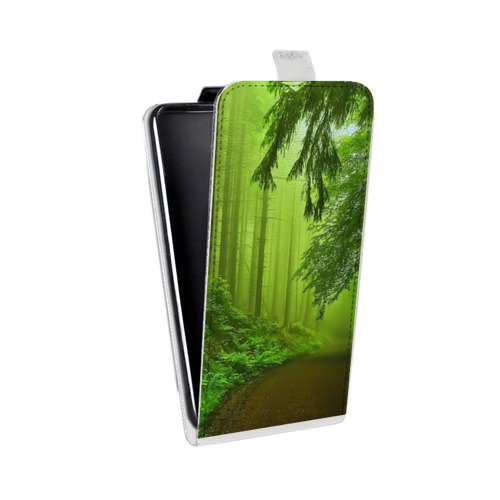Дизайнерский вертикальный чехол-книжка для HTC Desire 516 Лес