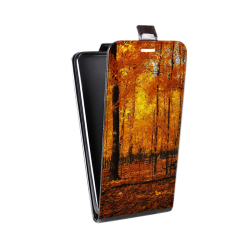 Дизайнерский вертикальный чехол-книжка для HTC Desire 530 Лес