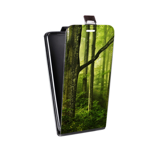 Дизайнерский вертикальный чехол-книжка для Realme 7 Pro Лес