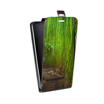 Дизайнерский вертикальный чехол-книжка для Huawei P9 Lite Лес (на заказ)