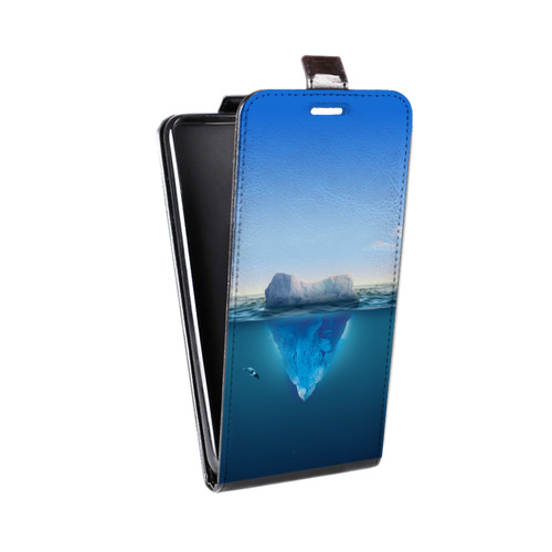 Дизайнерский вертикальный чехол-книжка для Iphone 6 Plus/6s Plus Льды